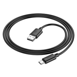 Кабель USB -> Type C 1m HOCO X88 3A MAX черный